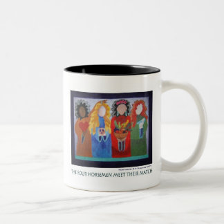 Tasse 2 Couleurs Les quatre cavaliers rencontrent leur match