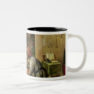 Tasse 2 Couleurs Les singes à l'école