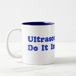 Tasse 2 Couleurs Les technologies d'ultrason le font dans le rondin