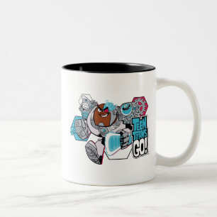 Tasse 2 Couleurs Les titans de l'adolescence vont ! graphique de
