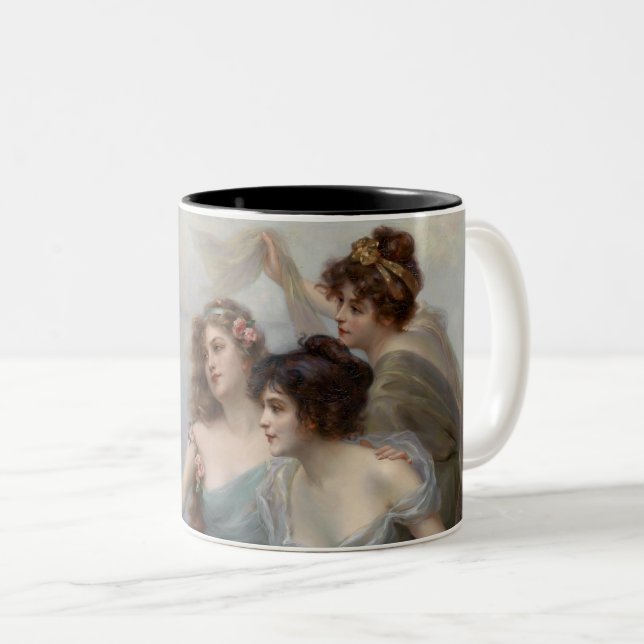 Tasse 2 Couleurs "Les Trois Graces" d'Edouard Bisson (Devant droit)