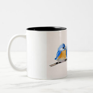 Tasse 2 Couleurs Les trois petits oiseaux bleus