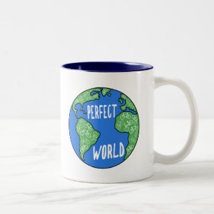 Tasse 2 Couleurs Les Vélos Font Un Monde Parfait