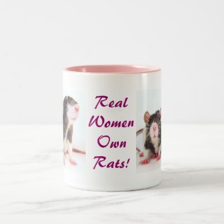 Tasse 2 Couleurs Les vraies femmes possèdent des rats !