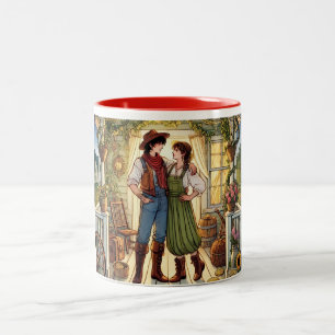 Tasse 2 Couleurs Lesbienne 10 de Pentacles