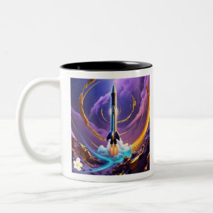 Tasse 2 Couleurs « L'essor de l'exploration spatiale »