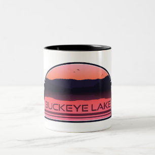 Tasse 2 Couleurs Levée rouge du lac Buckeye Ohio