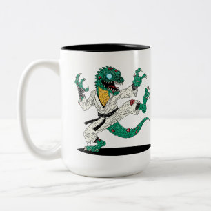 Tasse 2 Couleurs Lézard Zombie Kung Fu