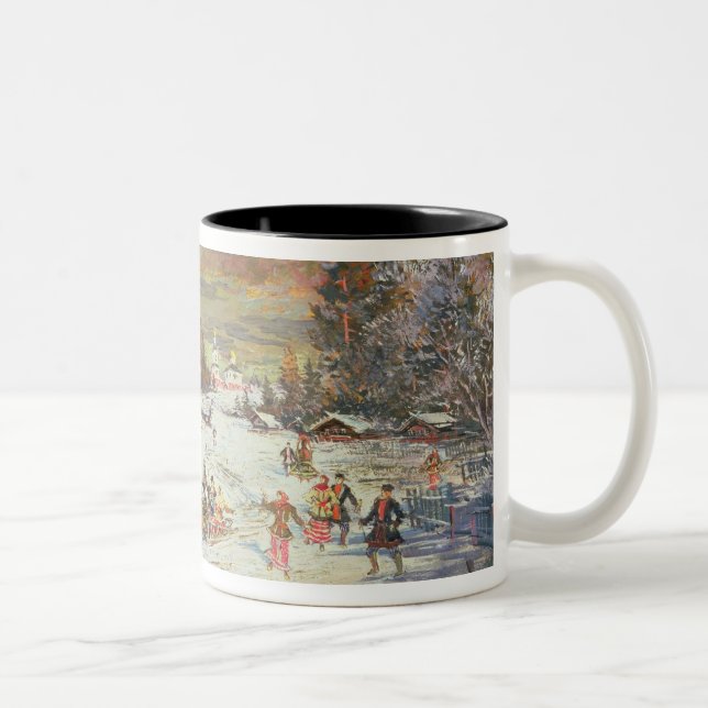 Tasse 2 Couleurs L'hiver russe, 1900-10 (Droit)