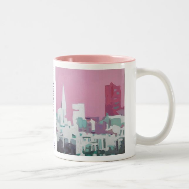 Tasse 2 Couleurs L'horizon de San Francisco (Droit)