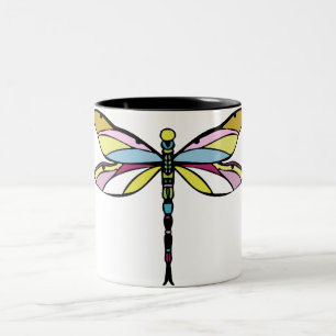 Tasse 2 Couleurs Libellule