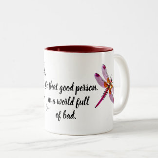 Tasse 2 Couleurs libellule