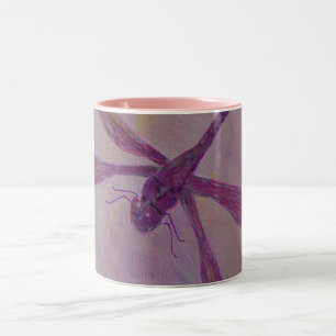 Tasse 2 Couleurs Libellule légère de parties scintillantes