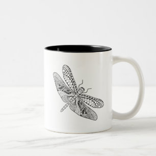 Tasse 2 Couleurs Libellule Zendoodle