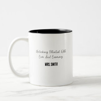 Tasse 2 Couleurs Libérer le Potentiel Avec l'Amour et l'Apprentissa