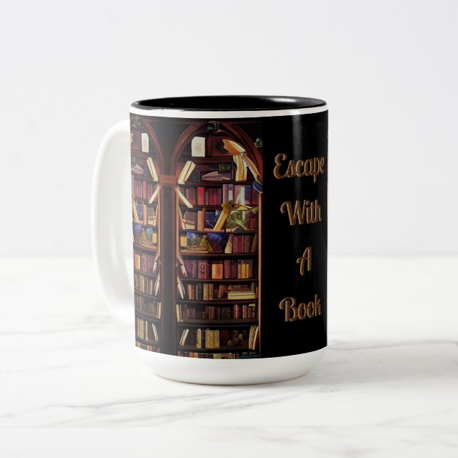 Tasse 2 Couleurs Librairie de livres (Devant gauche)