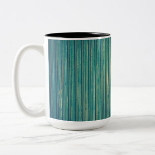 Tasse 2 Couleurs Lignes bleues par bandes