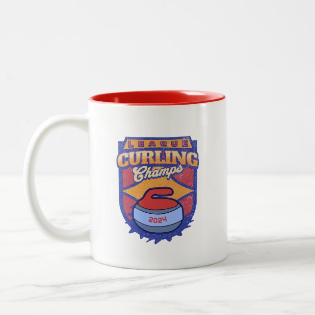 Tasse 2 Couleurs Ligue de curling (Gauche)