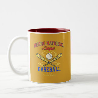 Tasse 2 Couleurs Ligue nationale noire de baseball