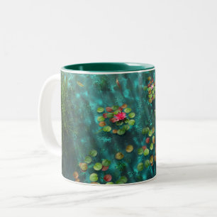 Tasse 2 Couleurs Lilies sur la boue d'eau