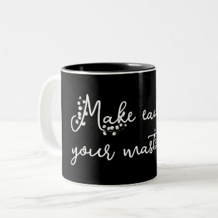 Tasse 2 Couleurs Lily de la vallée avec citation