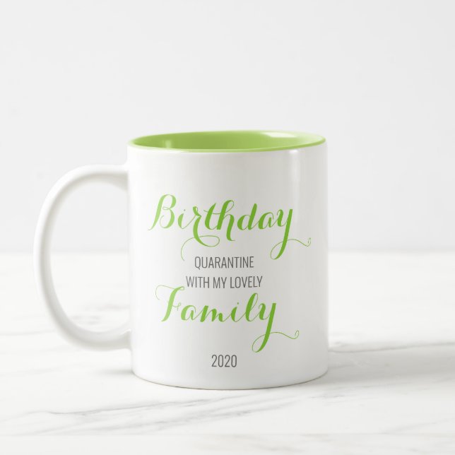 Tasse 2 Couleurs Lime Quarantine (Gauche)