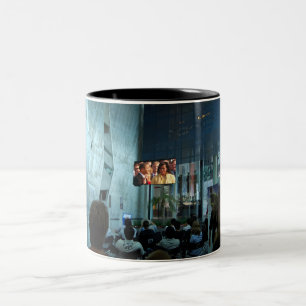 Tasse 2 Couleurs L'inauguration de Barack Obama, comme vu en