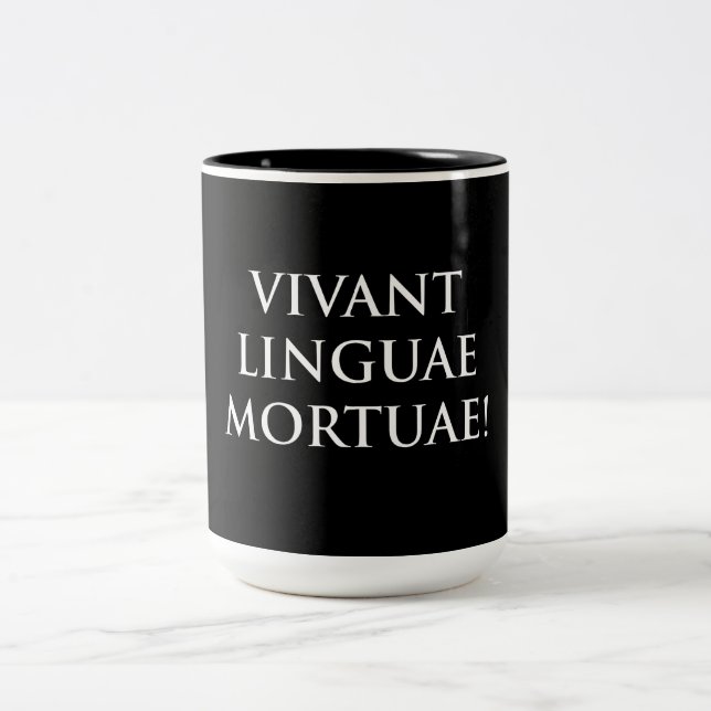Tasse 2 Couleurs Linguae Mortuae de Vivant (Centre)