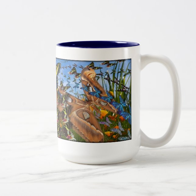 Tasse 2 Couleurs L'inspiration de lundi (Droit)