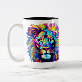 Tasse 2 Couleurs lion