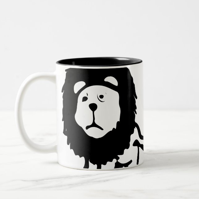 Tasse 2 Couleurs Lion (Gauche)