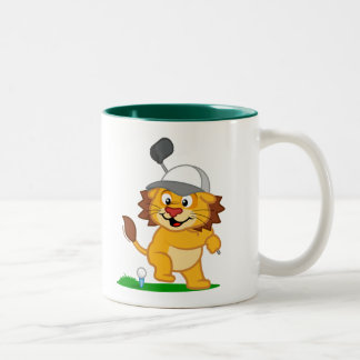 Tasse 2 Couleurs Lion de golf