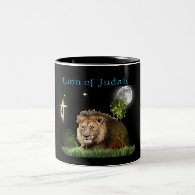 Tasse 2 Couleurs Lion de Juda (Centre)