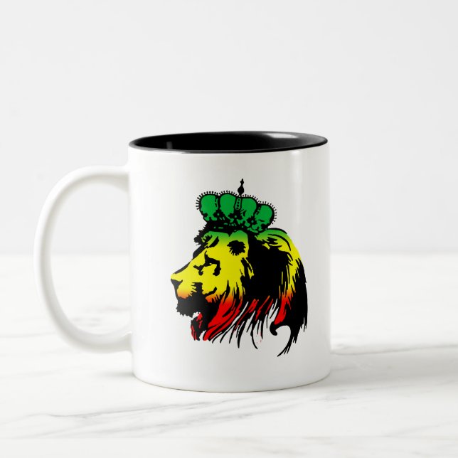 Tasse 2 Couleurs Lion De Juda Rasta (Gauche)