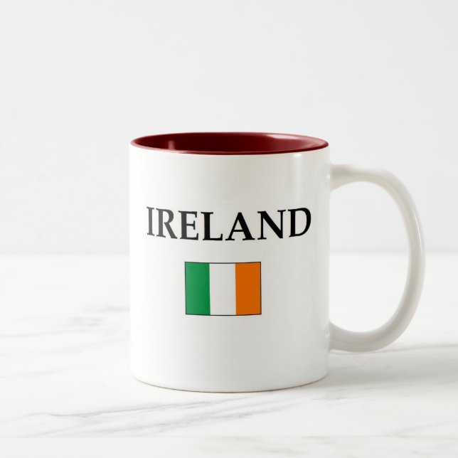 Tasse 2 Couleurs L'Irlande (Droit)