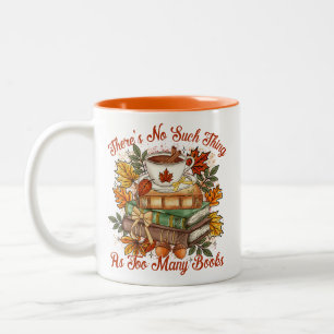 Tasse 2 Couleurs Livre de lecture confortable d'automne
