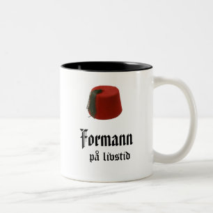 Tasse 2 Couleurs Livstid de på de Formann