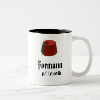 Tasse 2 Couleurs Livstid de på de Formann