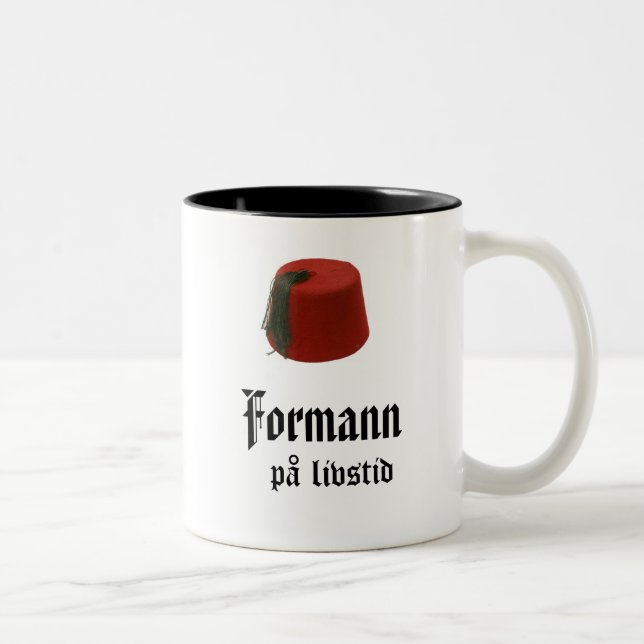 Tasse 2 Couleurs Livstid de på de Formann (Droit)