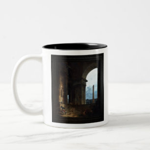 Tasse 2 Couleurs L'Obélisque par Hubert Robert