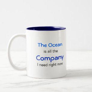 Tasse 2 Couleurs L'océan est la société