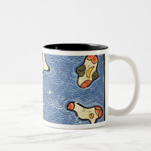 Tasse 2 Couleurs L'Océan Indien, d'un atlas