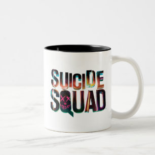 Tasse 2 Couleurs Logo coloré de lueur du peloton   de suicide