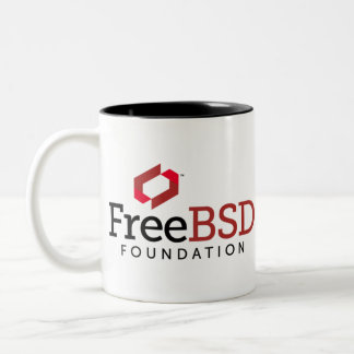 Tasse 2 Couleurs Logo de base de FreeBSD