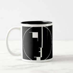 Tasse 2 Couleurs Logo de Bauhaus d'Oskar Schlemmer
