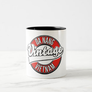 Tasse 2 Couleurs Logo de Da Nang vietnam retro