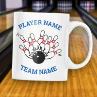 Logo de l'équipe de Bowling personnalisée avec le 