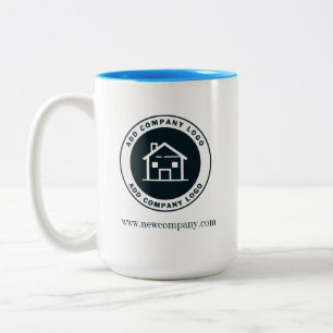 Tasse 2 Couleurs Logo d'entreprise personnalisé moderne Offre