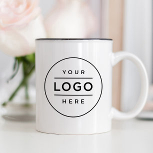 Tasse 2 Couleurs Logo d'entreprise personnalisé Objets promotionnel