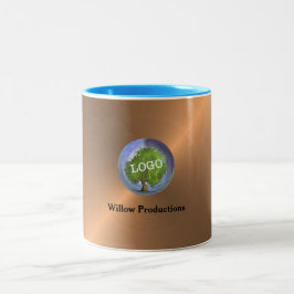 Tasse 2 Couleurs Logo d'entreprise promotionnel Cuivre d'entreprise